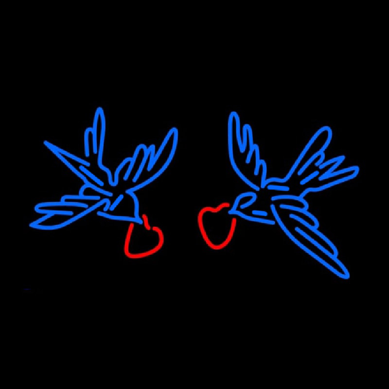 Custom Two Bird With Heart Neon Sign USA