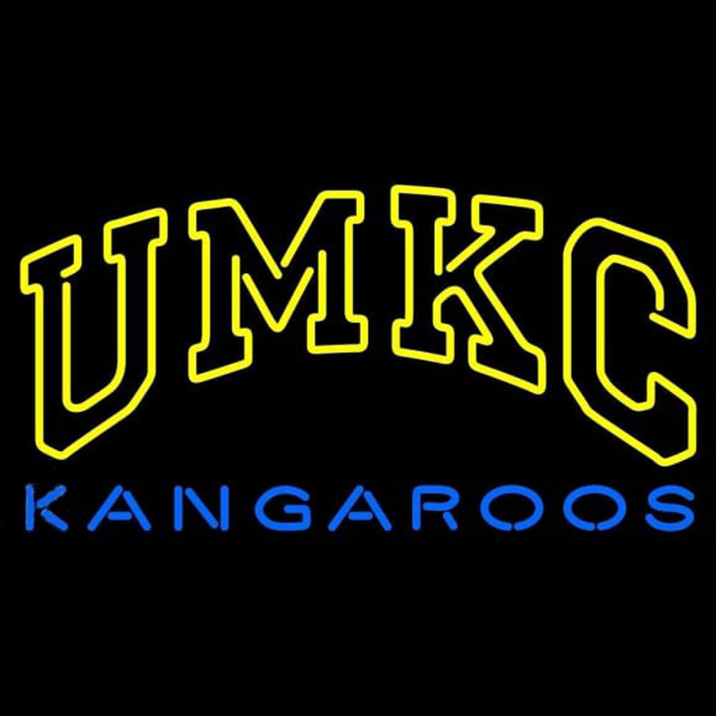 Custom Umkc Kangaroos Wordmark 1987 2004 Logo Ncaa Neon Sign Neon Sign USA