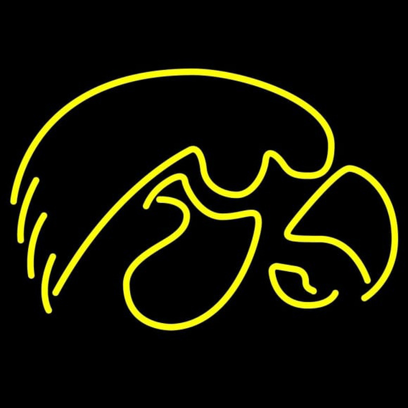 Custom University of Iowa Hawkeyes Neon Sign Neon Sign USA