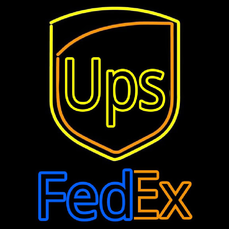 Custom Ups Fedex Neon Sign USA