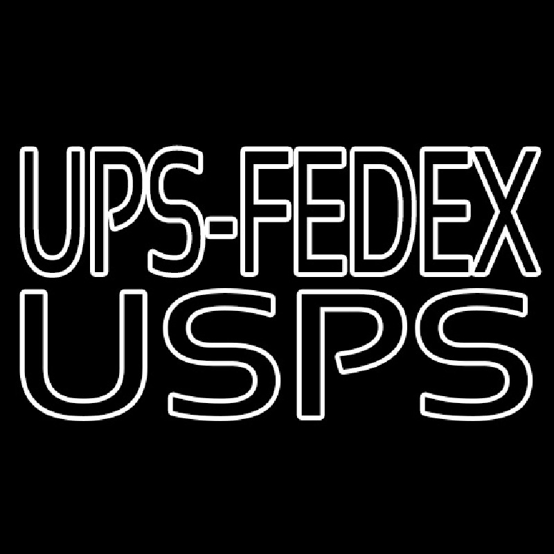 Custom Ups Fedex Usps Neon Sign USA