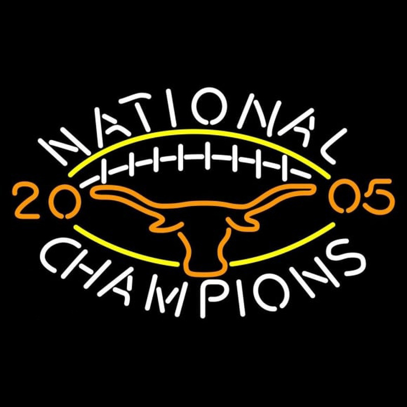 Custom Ut National Champions 2005 Neon Sign USA