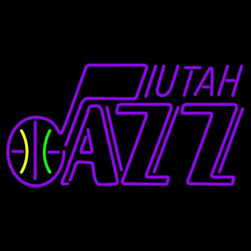 Custom Utah Jazz Primary 1979 1980 1995 1996 Logo NBA Neon Sign Neon Sign USA