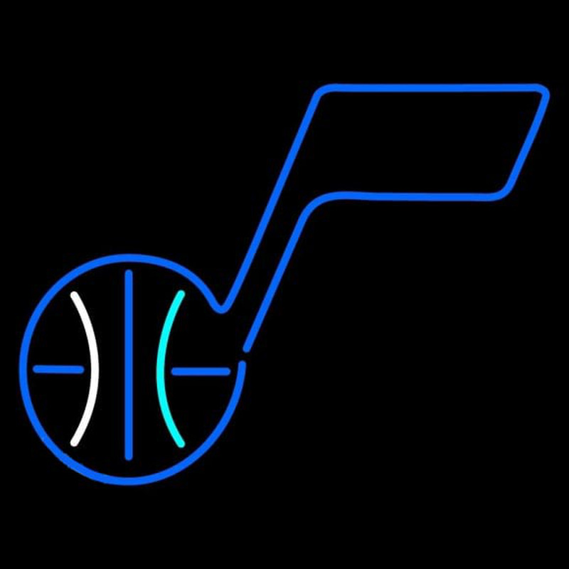 Custom Utah Jazz Secondary 2008 2009 2009 2010 Logo NBA Neon Sign Neon Sign USA