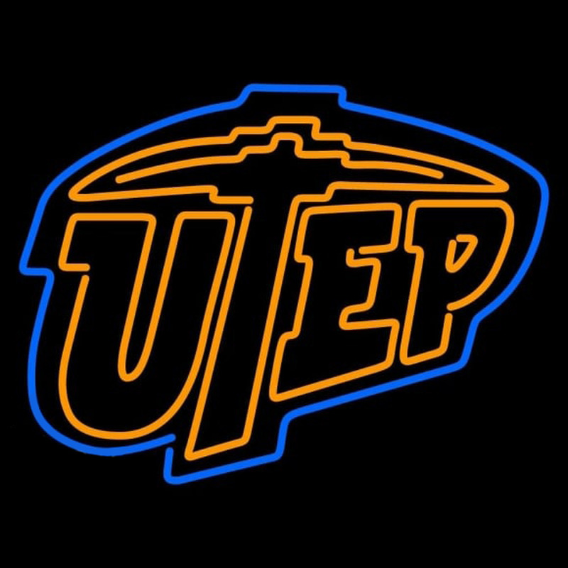Custom Utep Miners Alternate 1999 Pres Logo Ncaa Neon Sign Neon Sign USA