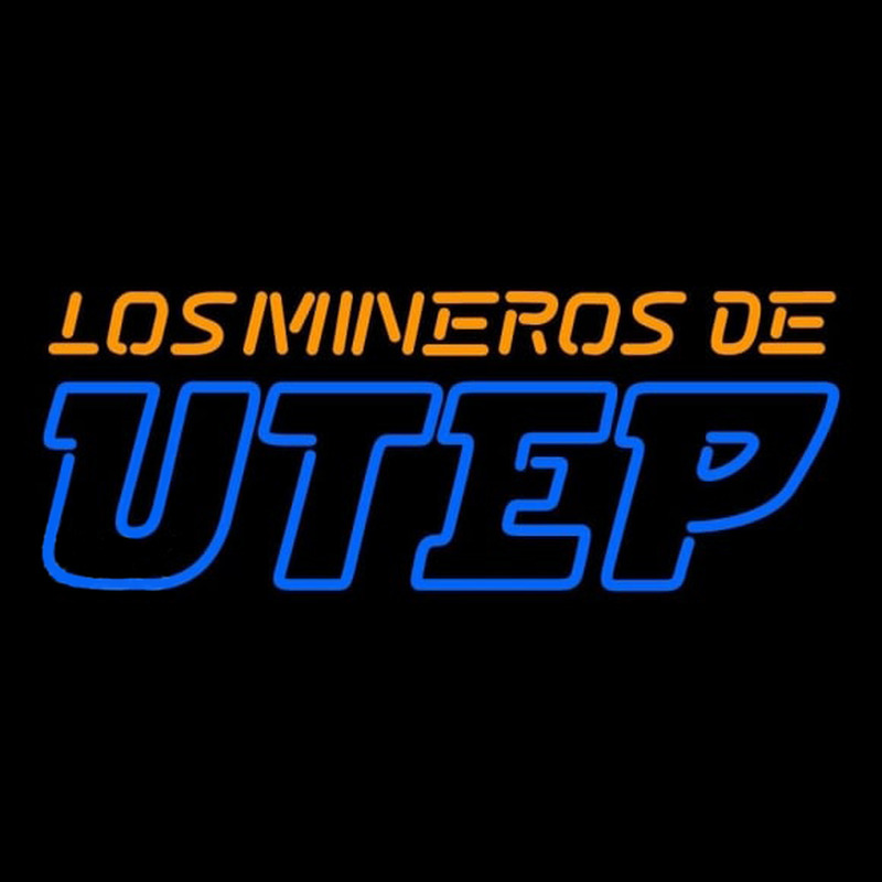 Custom Utep Miners Wordmark 1999 Pres Logo Ncaa Neon Sign Neon Sign USA