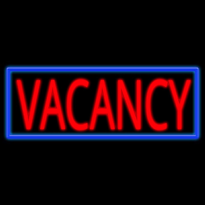 Custom Vacancy Neon Sign USA