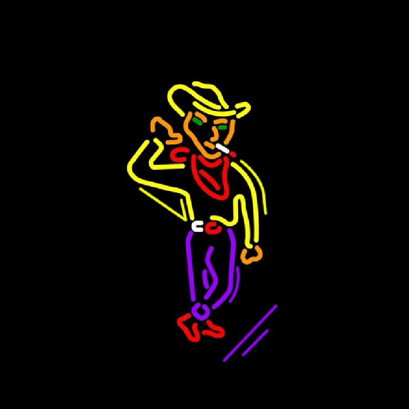 Custom Vegas Cowboy Neon Sign USA