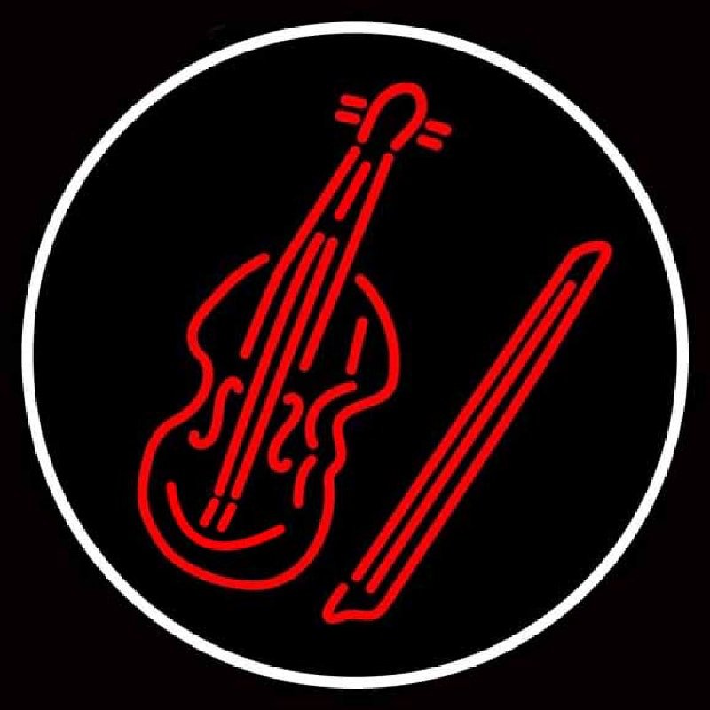 Custom Violin Neon Sign USA