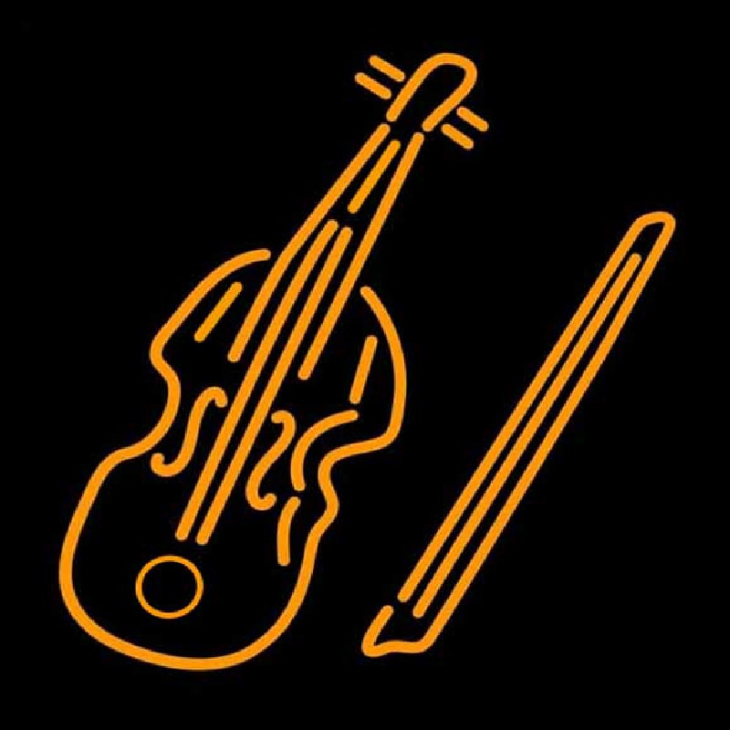 Custom Violin Neon Sign USA