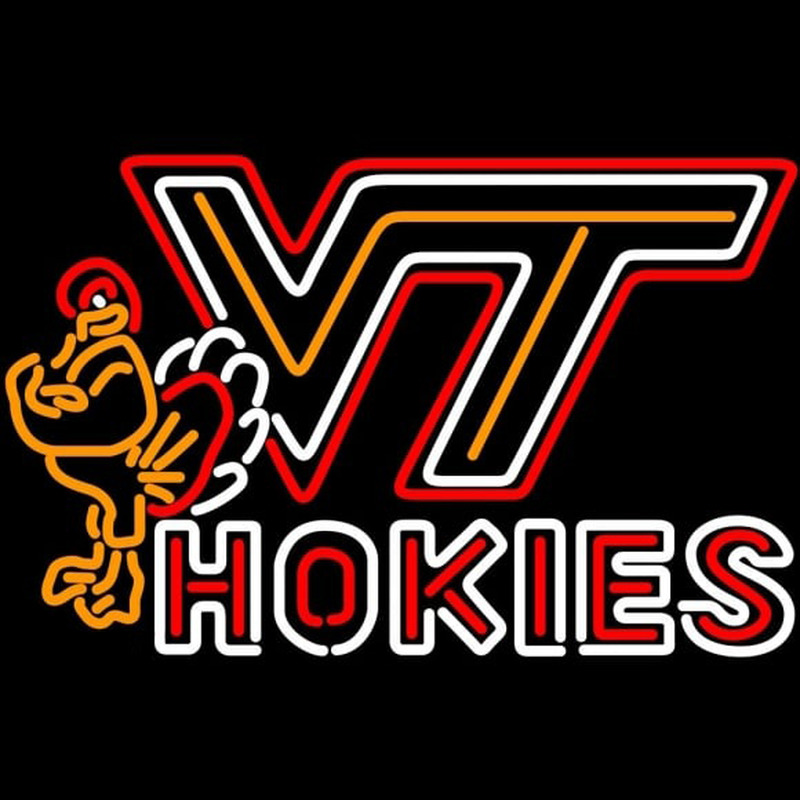 Custom Virginia Tech Vt Hokies Logo Neon Sign Neon Sign USA
