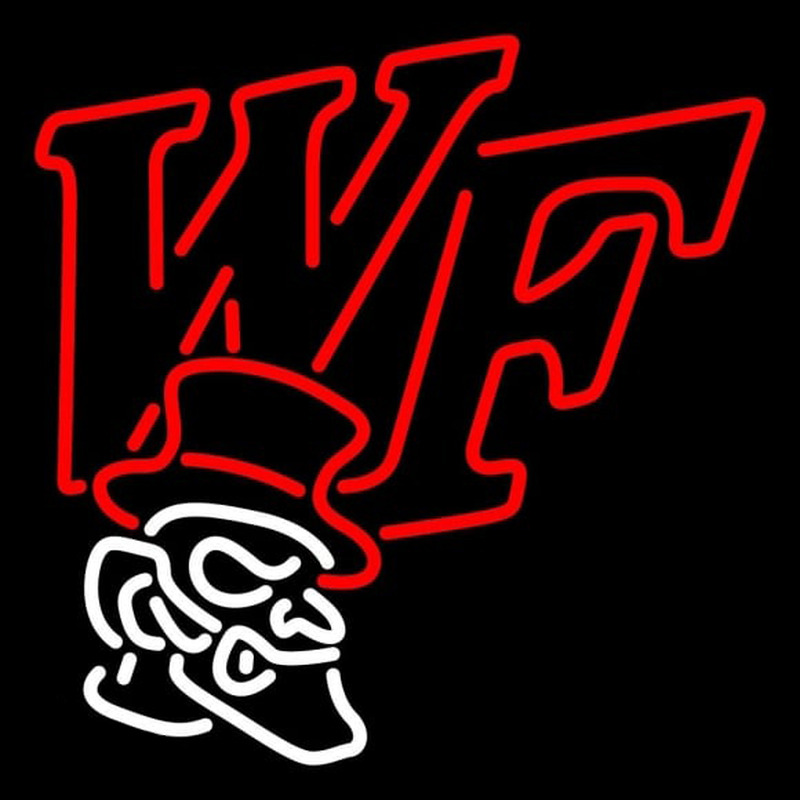 Custom Wake Forest Demon Deacons Secondary 1993 2006 Logo Ncaa Neon Sign Neon Sign USA