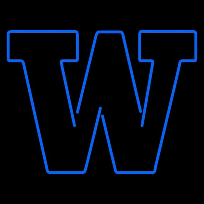 Custom Washington Huskies Primary 2007 Pres Logo Ncaa Neon Sign Neon Sign USA