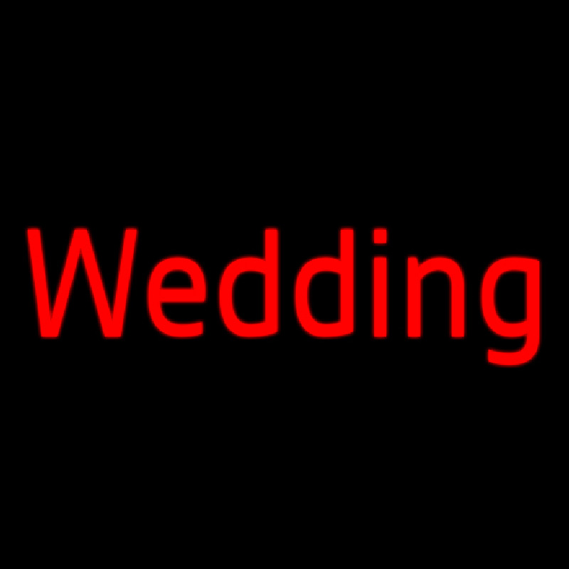 Custom Wedding Cursive Neon Sign USA