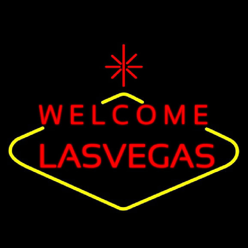 Custom Welcome Lasvegas Neon Sign USA