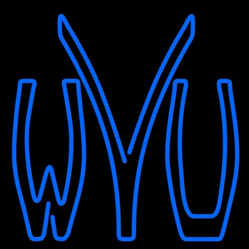 Custom West Virginia Mountaineers Primary 1959 1969 Logo Ncaa Neon Sign Neon Sign USA