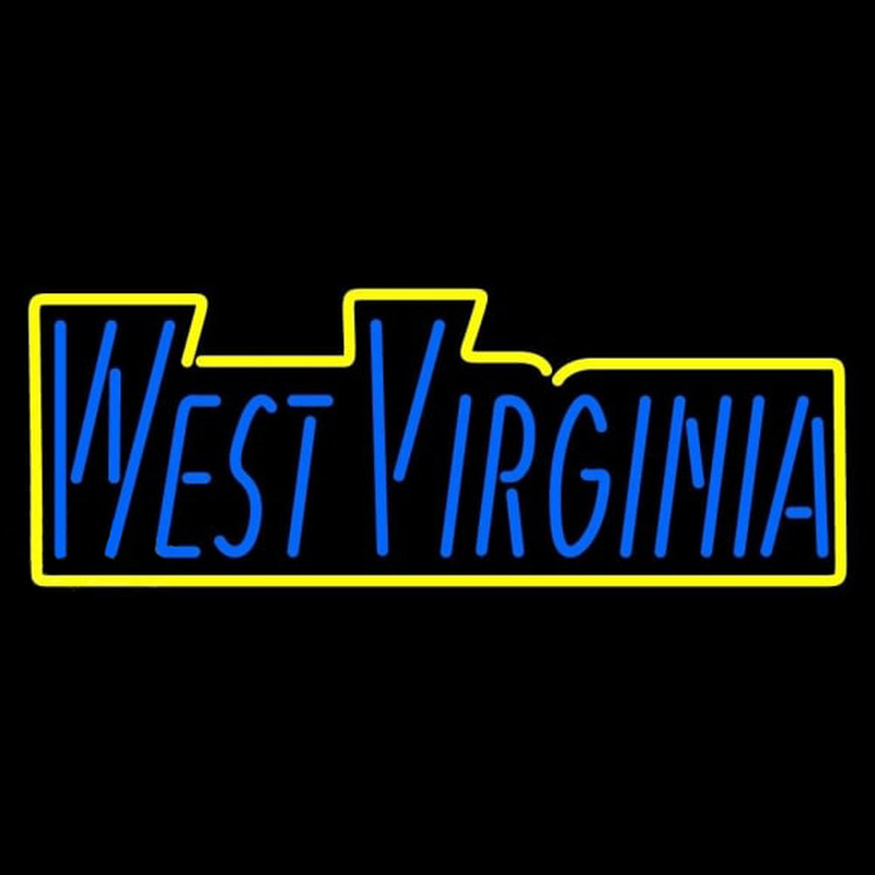 Custom West Virginia Mountaineers Wordmark 2002 Pres Logo Ncaa Neon Sign Neon Sign USA