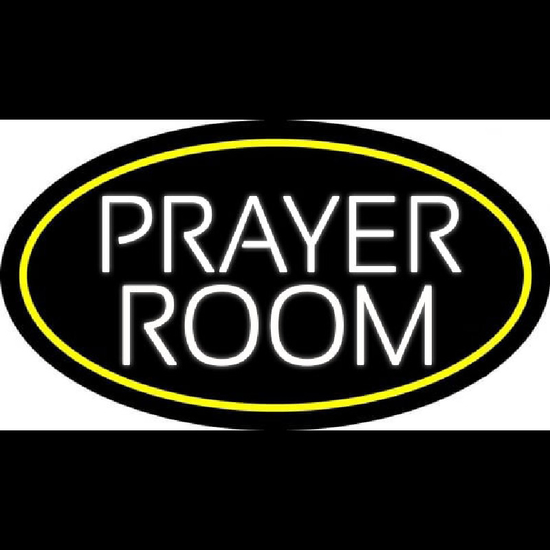 Custom White Prayer Room Neon Sign USA
