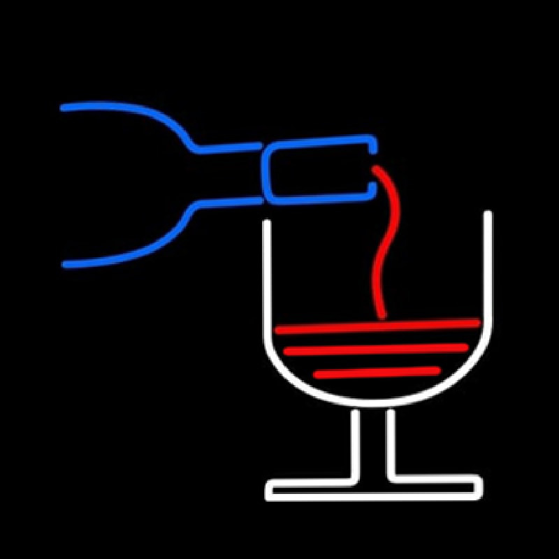 Custom Wine Bottle Neon Sign USA