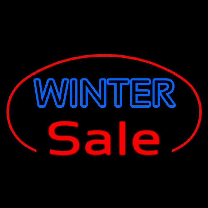 Custom Winter Sale Neon Sign USA