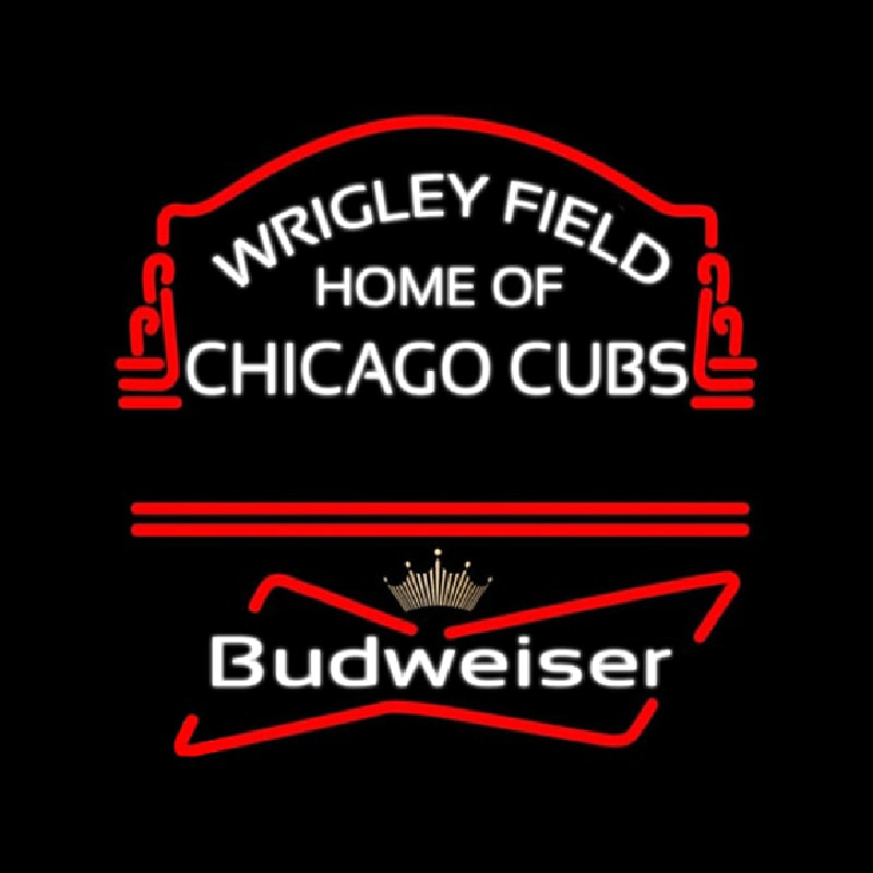 Custom Wrigley Field Home of Chicago Cubs Budweiser Neon Sign Neon Sign USA