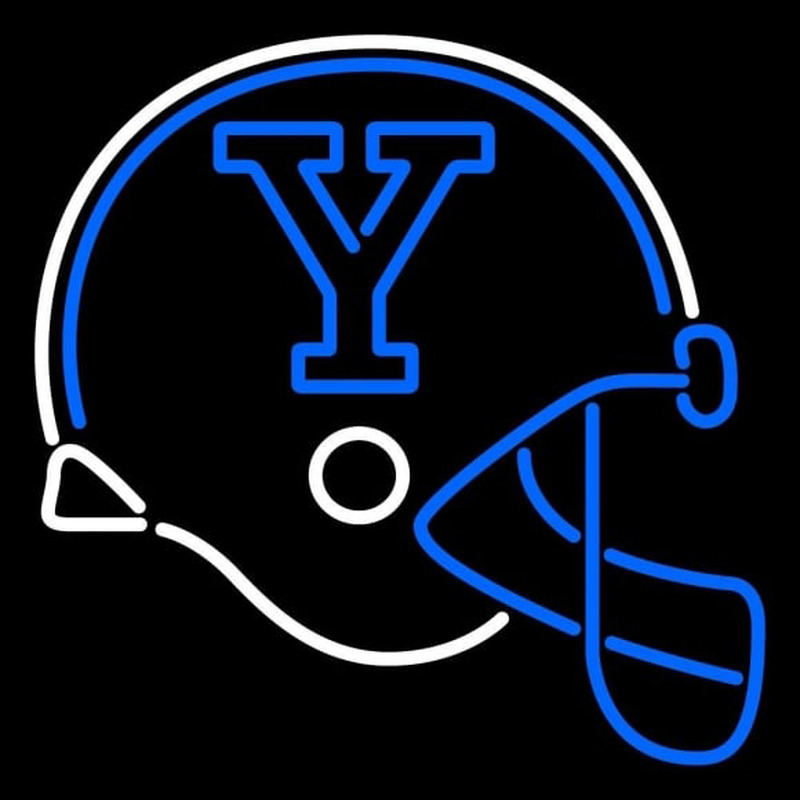 Custom Yale Bulldogs Helmet 0 Pres Logo Ncaa Neon Sign Neon Sign USA