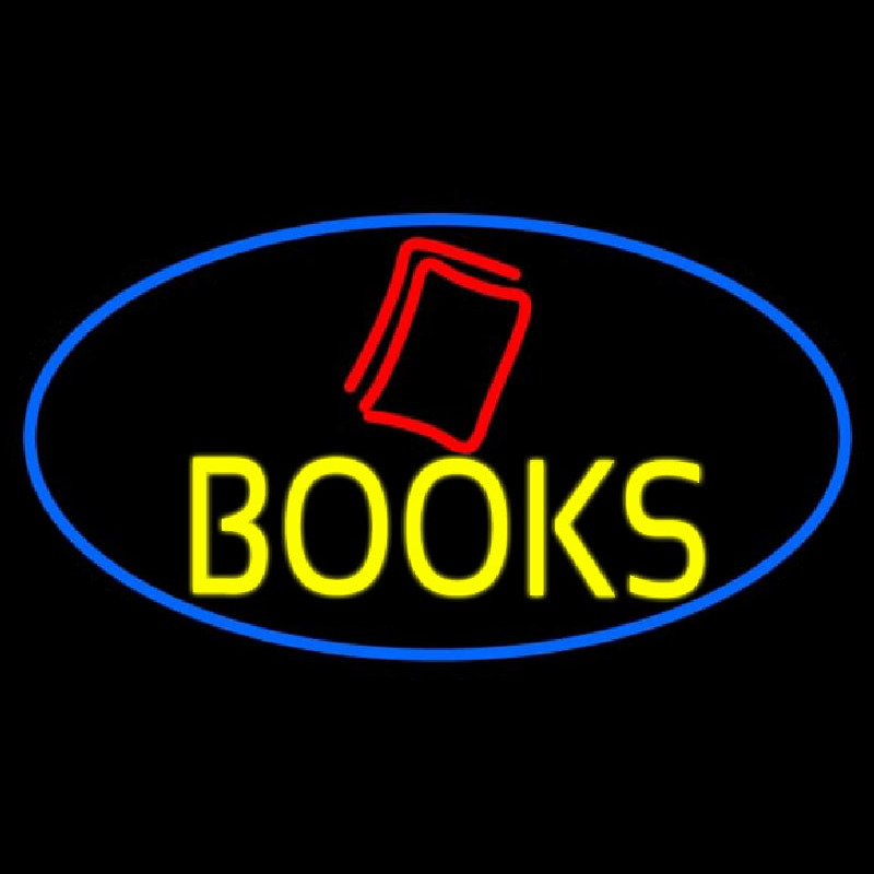 Custom Yellow Books Neon Sign USA