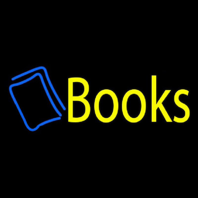 Custom Yellow Books Neon Sign USA