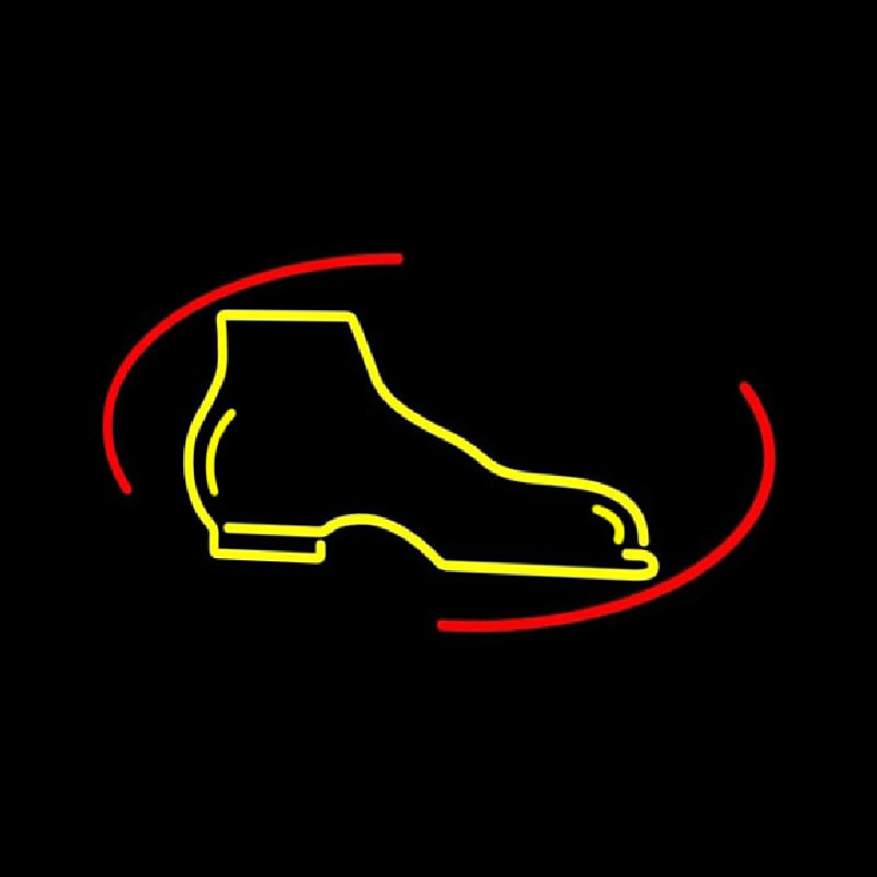 Custom Yellow Boots Neon Sign USA
