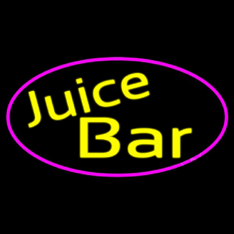 Custom Yellow Juice Bar Neon Sign USA