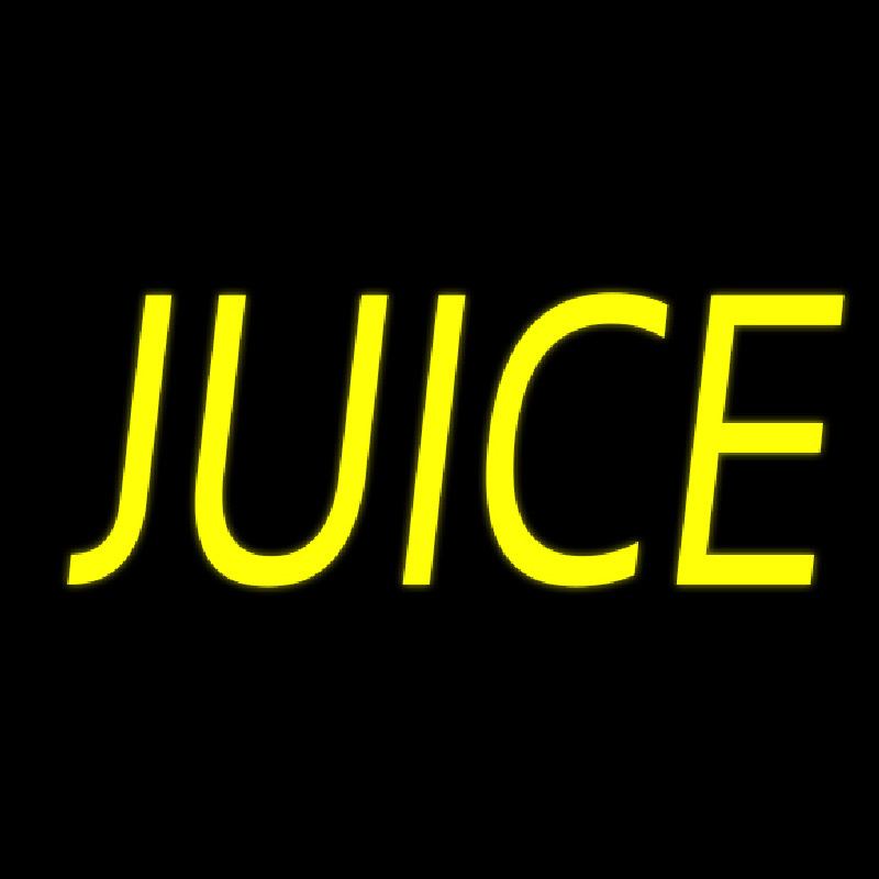 Custom Yellow Juice Neon Sign USA