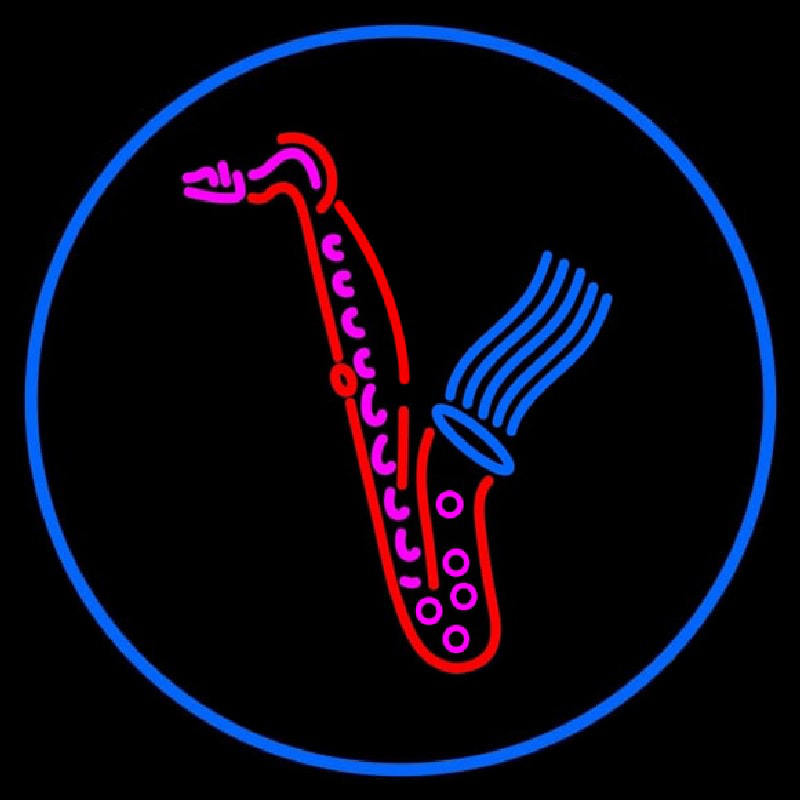 Custom Yellow Saxophone Neon Sign USA