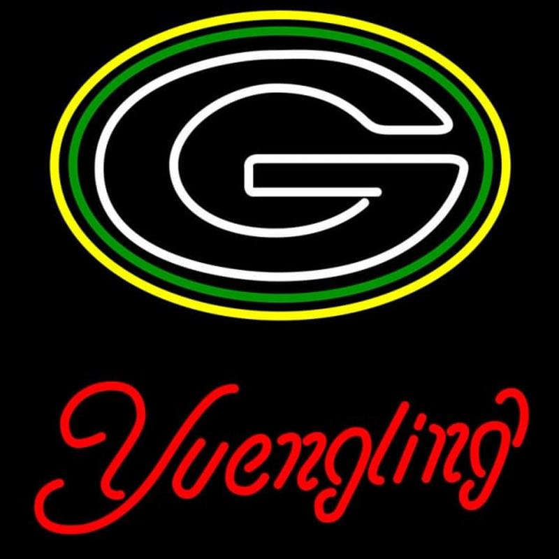 Custom Yuengling Green Bay Packers NFL Beer Neon Sign Neon Sign USA