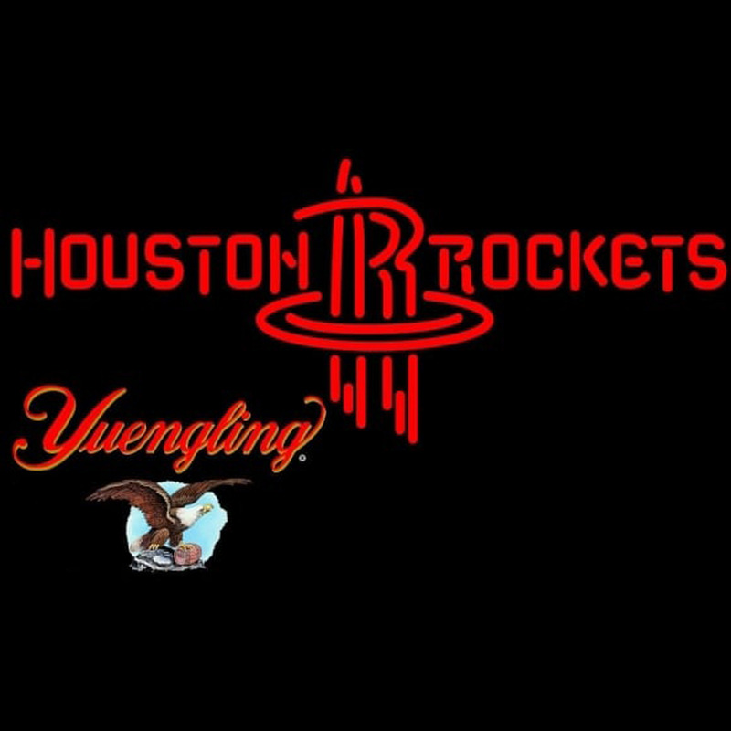 Custom Yuengling Houston Rockets NBA Beer Sign Neon Sign USA