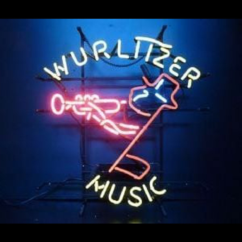 Custom wurlttzer music Neon Sign USA